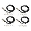 4Pcs 12mm Inductive Proximity Switch PNP 3 Wire Normally Open IP67 NO Contact Proximity Sensor