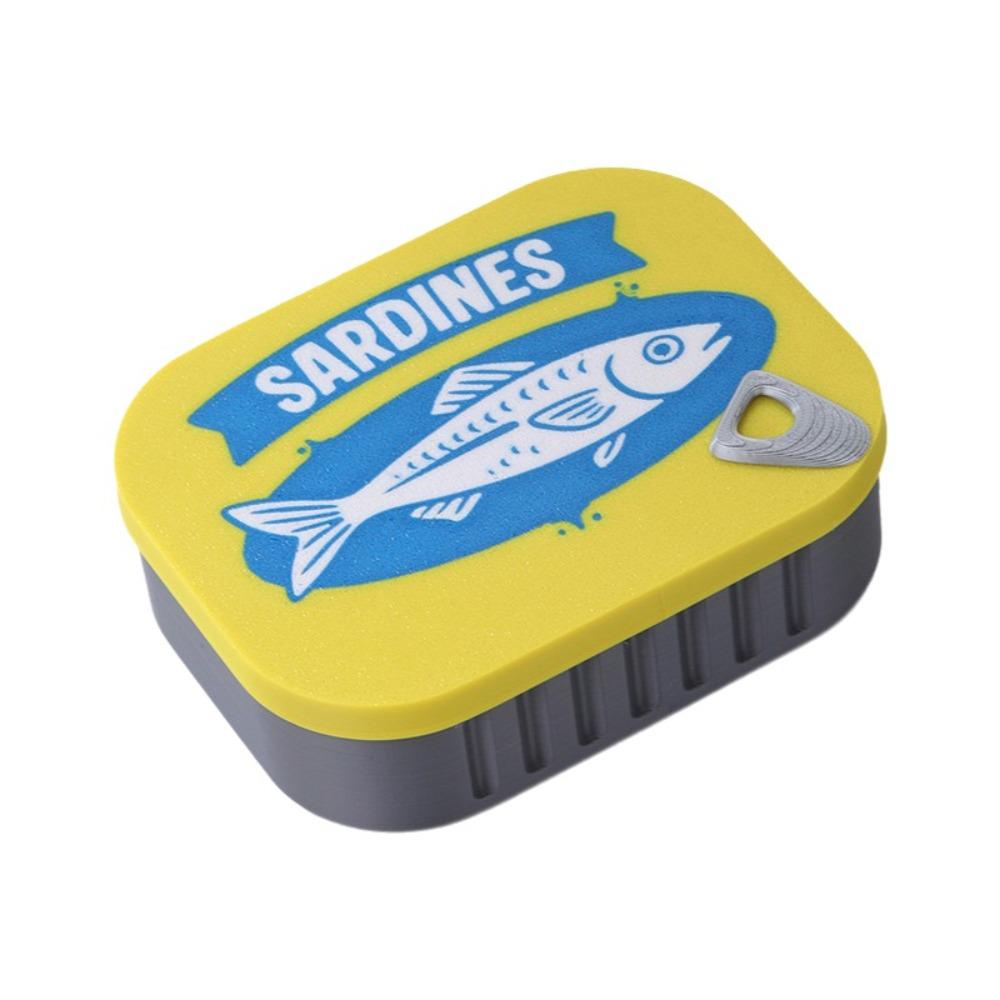 Cute Sardine Tin Decompression Toy Portable Stress Relief Fidget Toy Student Gift