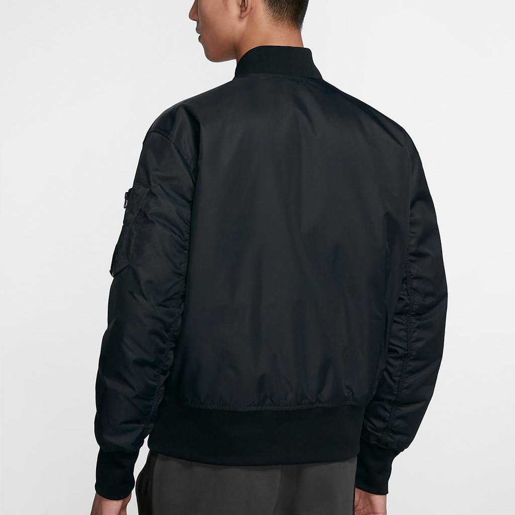 Nike Reversible Warm Cotton Casual Jacket Men Outerwear Orange Black AR2184-012