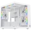 Boitier PC sans alimentation - XIGMATEK Aqua M Lite Arctic - EN44427 - Cube - Format Micro-ATX - Blanc