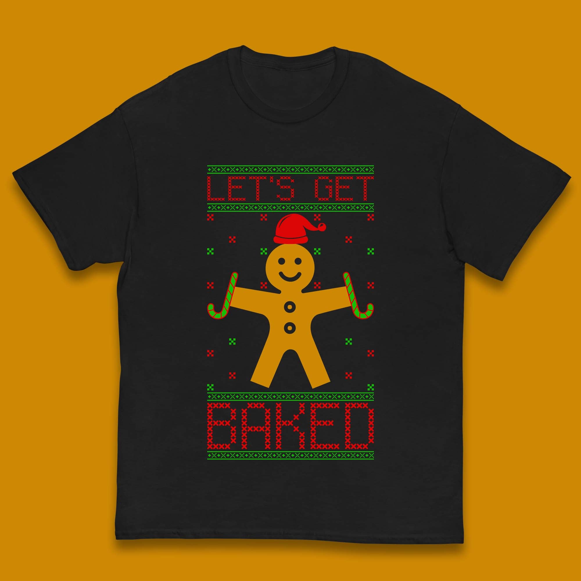Gingerbread Christmas Kids T-Shirt 130