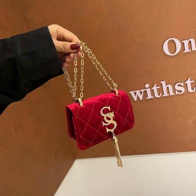 Niche High-end Texture Foreign-style Fashion Small Square Bag Women's New Autumn and Winter Design Sense Trendy Versatile Messenger Bag