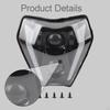 Motorcycle Headlight Front Kit High Performance Repair Professional Headlamp Light