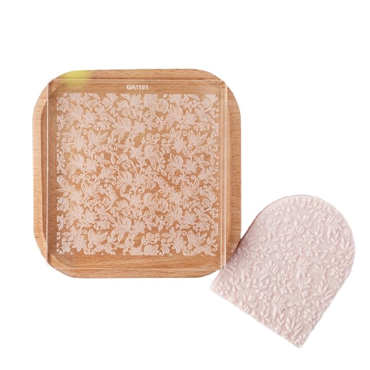 Floral Fondant Cookie Embossing Mold DIY Baking Tool for Decorating Cake Cookie 1