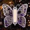 Graduation Money Gift Box Acrylic Butterfly Cash Ornament, Christmas Halloween Holder with Clear Rolled Bill Storage Container Compartment,