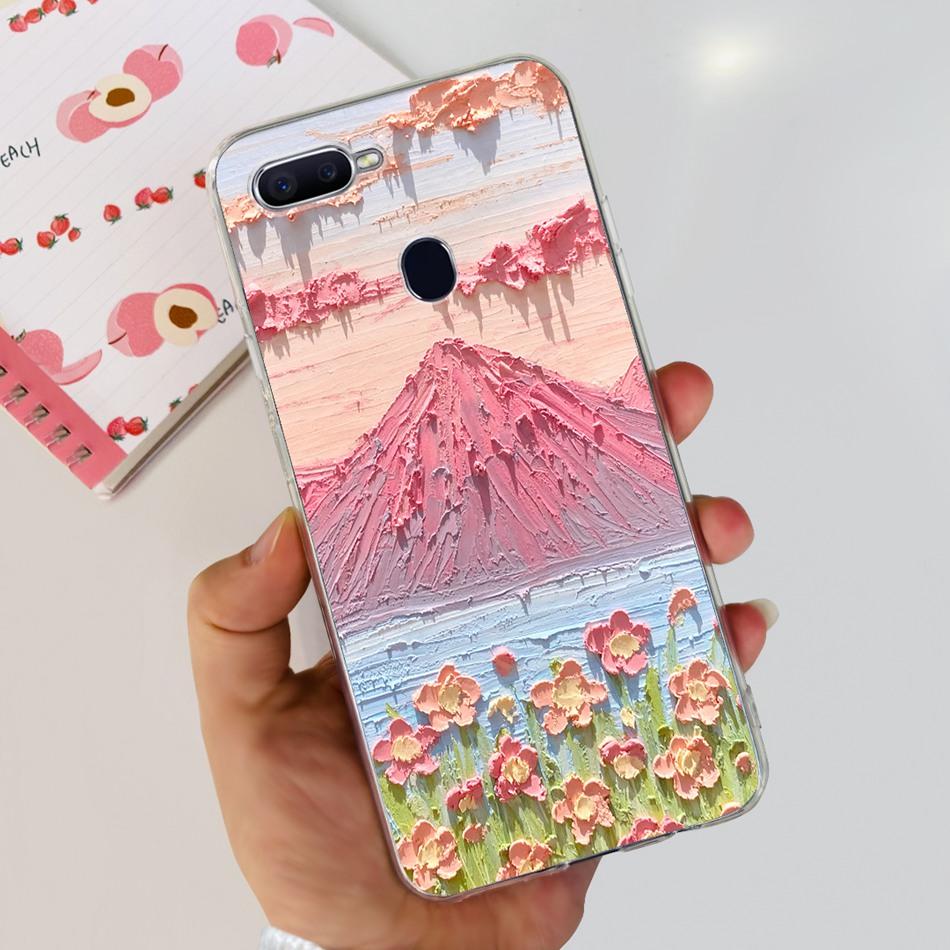 For OPPO F9 Phone Case Oppo F9 Pro F 9 F9Pro CPH1823 CPH1881 CPH1825 Elegant Printing Soft Silicone TPU Back Cover