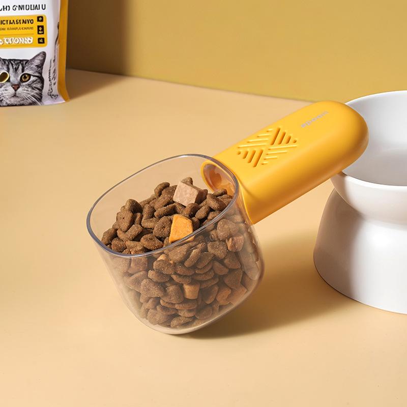 Cat food spoon dog food spoon deodorant spoon with graduated rice spoon multi-functional pet products