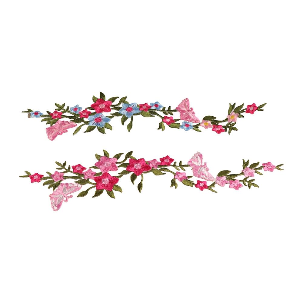 Patches Craft Butterfly Garment Sewing Cheongsam Fabric Sticker Clothing Embroidery Patch Applique