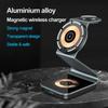 3 in 1 Magnetic Wireless Charger Fast Charging for iPhone 16/16Pro Max/15~12 Series iWatch S10/10/9/8/7/6/5/4 AirPods4/3/Pro 2/1
