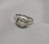 Lemon Quartz 925 Sterling Silver Ring: Faceted Oval Gemstone, Handmade