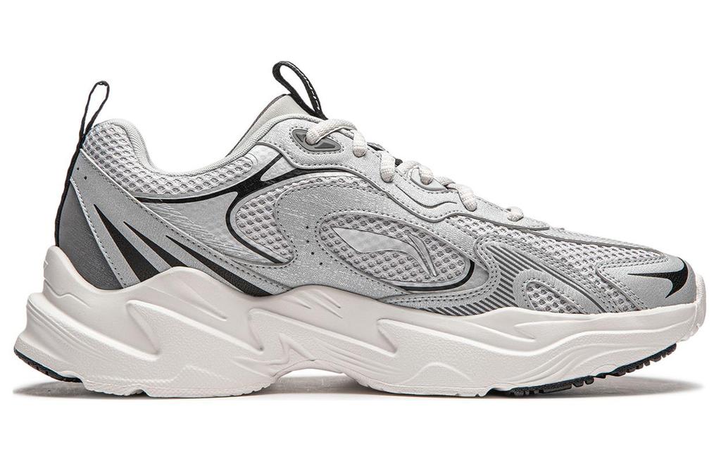 Li Ning Meteor Low top Casual Shoes Men's Silver Gray AGCU121-2