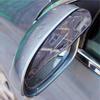 2 Pcs Black Car Rearview Mirror Rain Water Rainproof Eyebrow Cover Side Shield