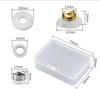 Reversible Seal Tip Gasket for Airless Paint Sprayer Replace 246453 Compatible with Graco Airless Spray Nozzle Copper + Nylon Seal Replacement