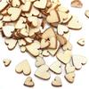 100PCS Cute Decoration DIY Wooden Love Heart Table Scatter Crafts Accessories Wedding Decor