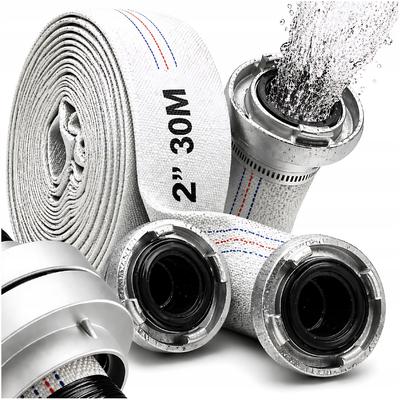 Fire Hose for Water Pumps, Septic Tank Pumps, Quick Connectors, 2" Inches, 30M