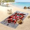 Fulham Football Print Beach Towel, Large Soft Quick Dry Towel for Beach Camping Swimming