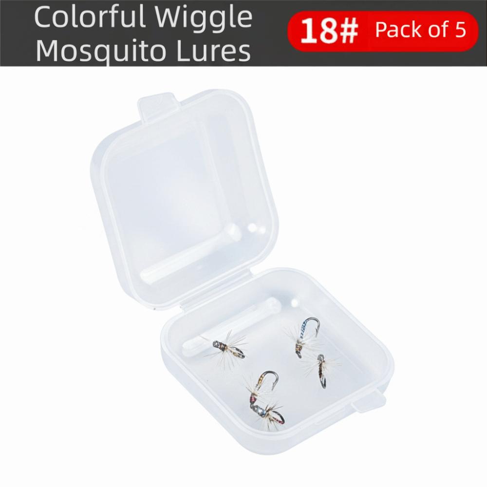 

5/10Pcs 18# 16# 14# 12# Fly Fishing Hooks Artificial Bait Hooks Bass Trout Salmon Fishing Size18 5Pcs