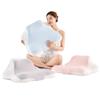 Memory Foam Prone Sleeping Pillow Neck Support Comfortable Stomach Sleeper Cushion Breathable Ice Silk Cover