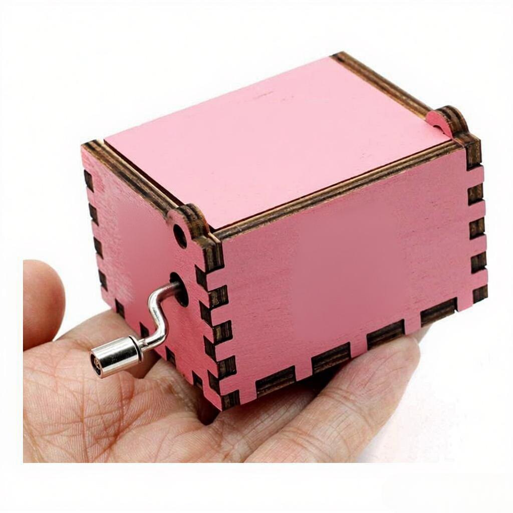 Wood Hand Crank Music Box for Mom Dad Daughter Son Unique Gifts for Birthday Christmas Thanksgiving Wedding Valentine Anniversary Sailor Moon