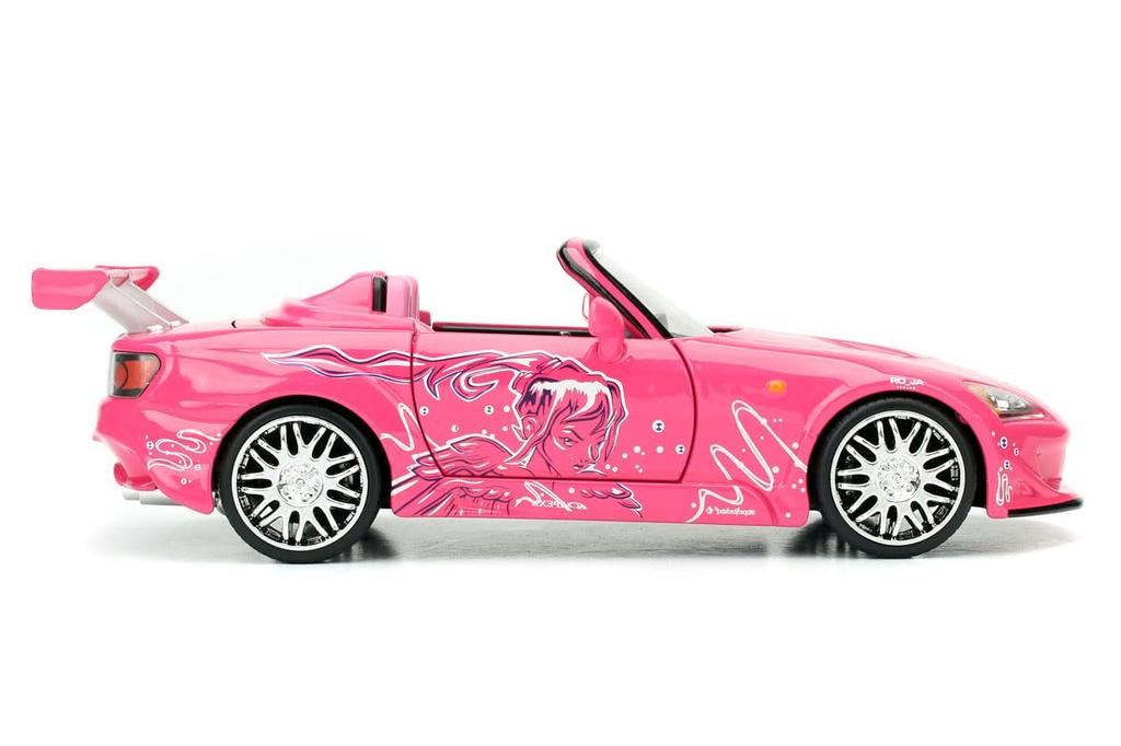 Jada Toys Fast & Furious Series 1/24 F&F Honda S2000 Pink/Graphics (Suki) Finished Product