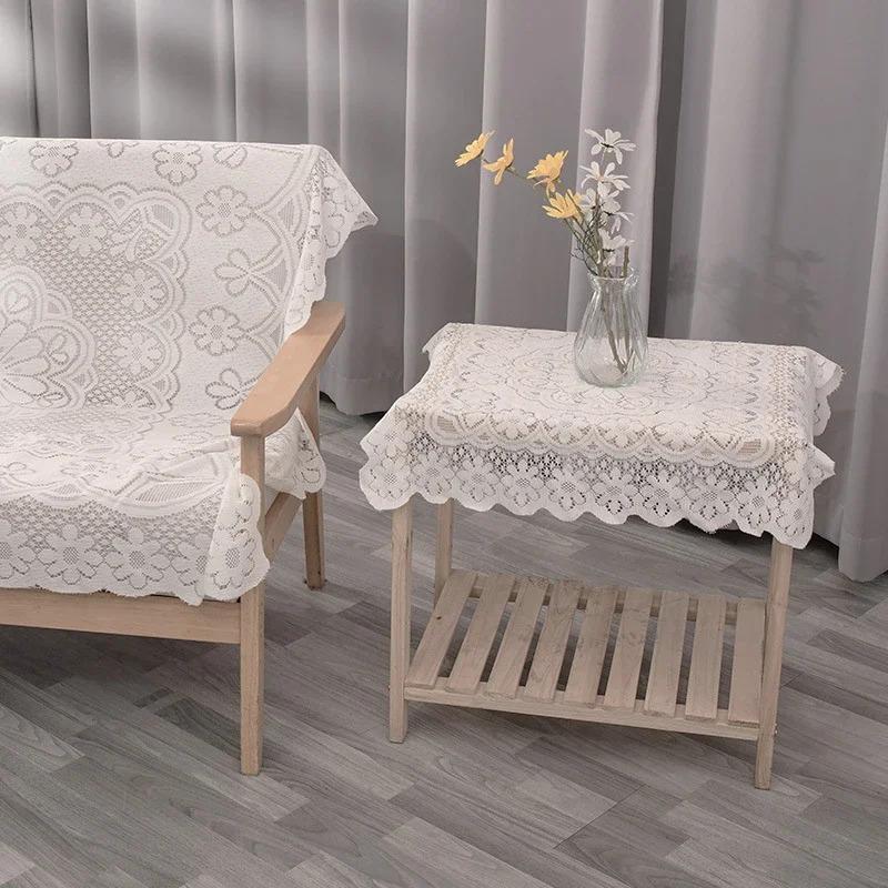 INS Style Lace Tablecloth Set, Lace Kit Wedding Decoration Dining Table Cover Decor