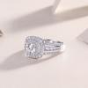 S925 Silver Ring 1 Carat Moissanite Men'S Ring Jewelry