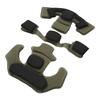 Helmet Cushion Head Pad Protective 2 Layer Memory Foam Cushion Helmet Pad Set for WENDY OD Green