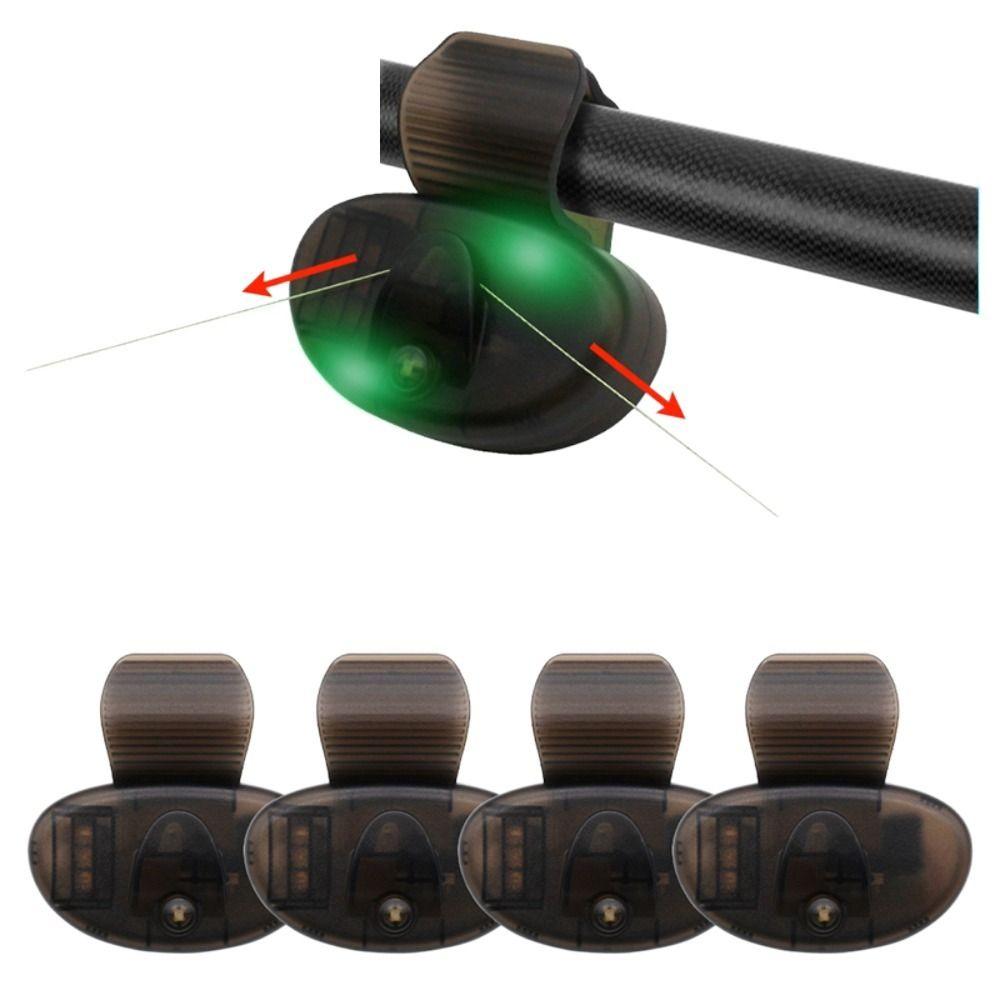 

Зажим для сигнализации о поклевке для рыбалки Электронный зуммер для рыбалки Светодиодная подсветка Сигнализация о поклевке рыбы Сигнализация о поклевке карпа