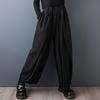 Plus Size Black Vintage High Waist Casual Loose Spring Summer Autumn Harem Pants Women Trousers