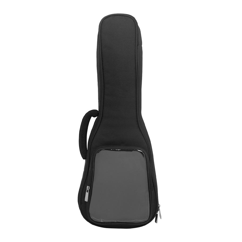 23 Inch Small Guitar Bag, Transparent Side Pocket, Ukulele Bag, Portable Backpack, Ukulele Plus Cotton Bag