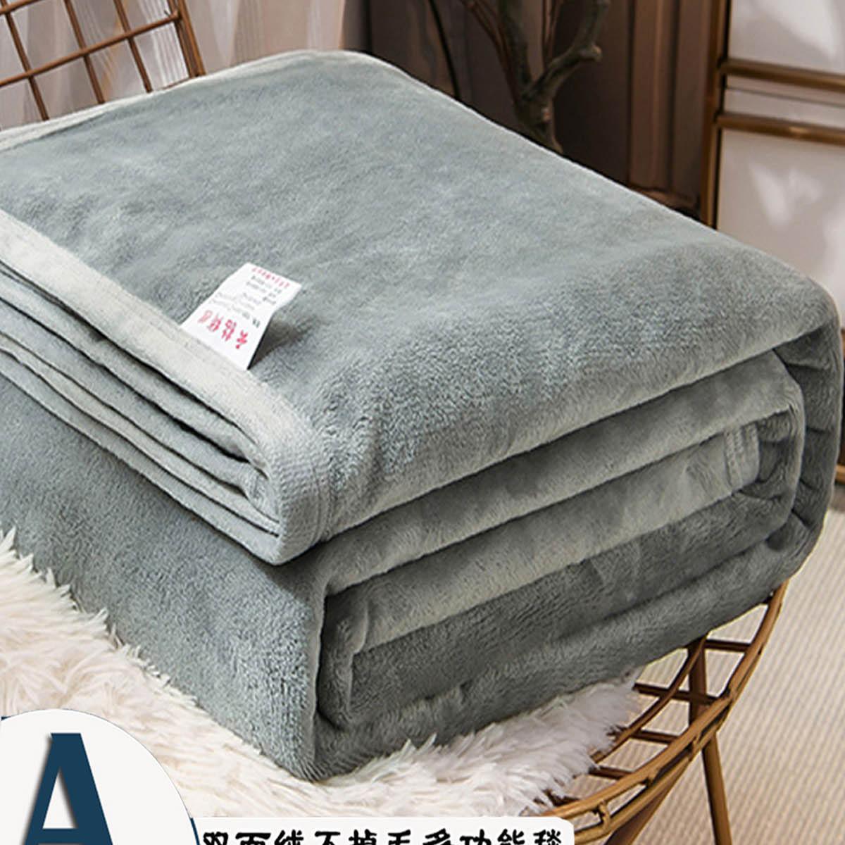 Thickened Winter Velvet Flannel Bed Sheet - Single Piece Plush Blanket for Dorms 120x200cm Single Sheet