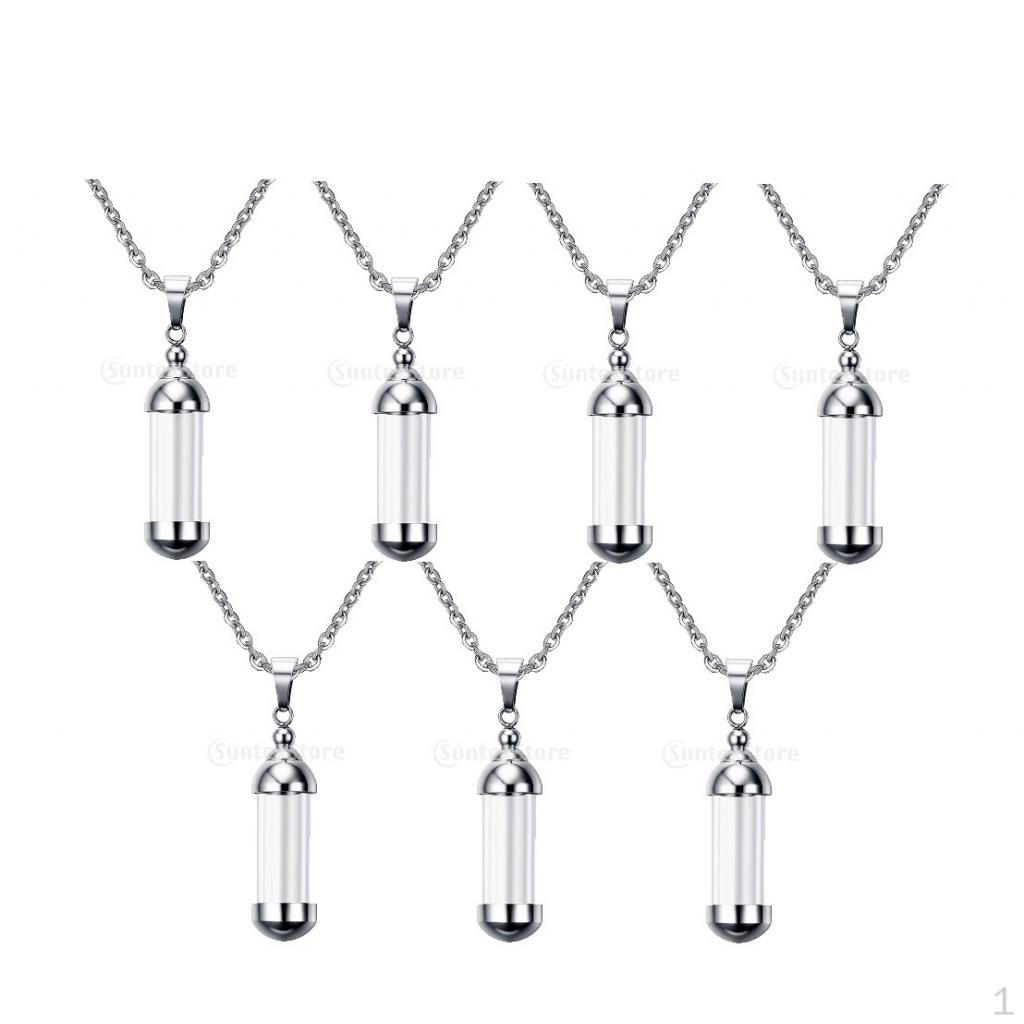 

7x Подвеска-флакон для праха, кремационная урна, ювелирное изделие