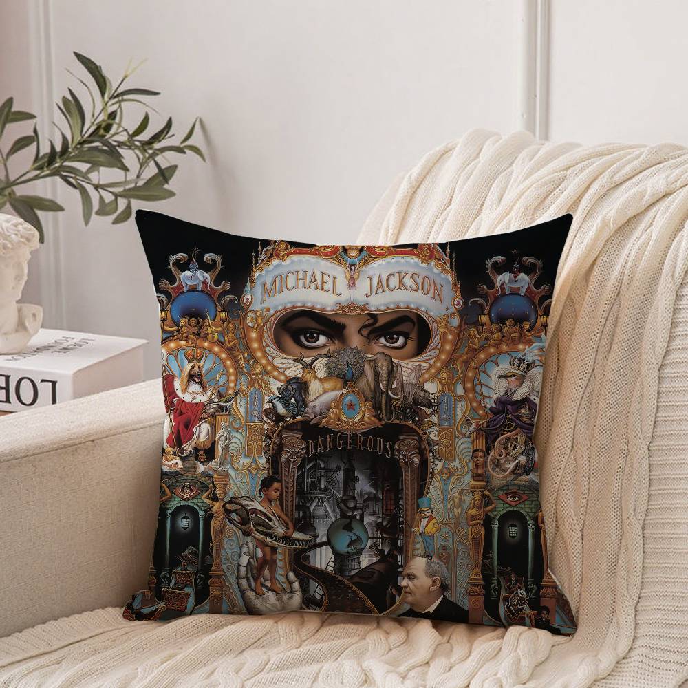 

Подушка с принтом танцора M-MichaelS J-JacksonS Декор для дома Плед для дивана кровати автомобиля Декор комнаты Идея для подарка 12x12Inch