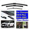 Windshield Windscreen Wiper Blades Kit For Changan CS75 Plus 2014- Front Rear Window Wiper Set 2016 2017 2018