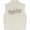 MLB Down Vests Unisex Cream Stand Collar Moderate Other 3ADVV0156-43CRD