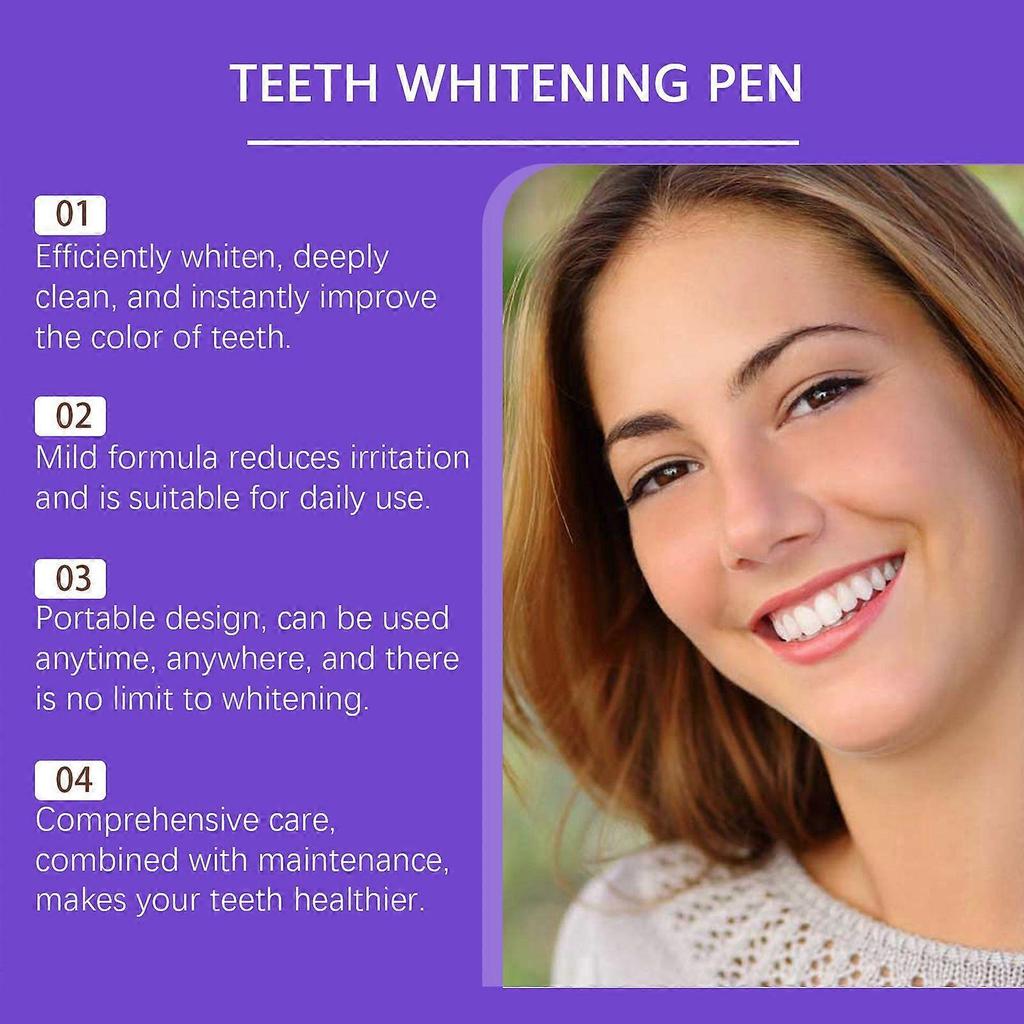 Whitening teeth pen teeth stain removal clean teeth care oral hygiene fresh breath 3D whitening teeth pen