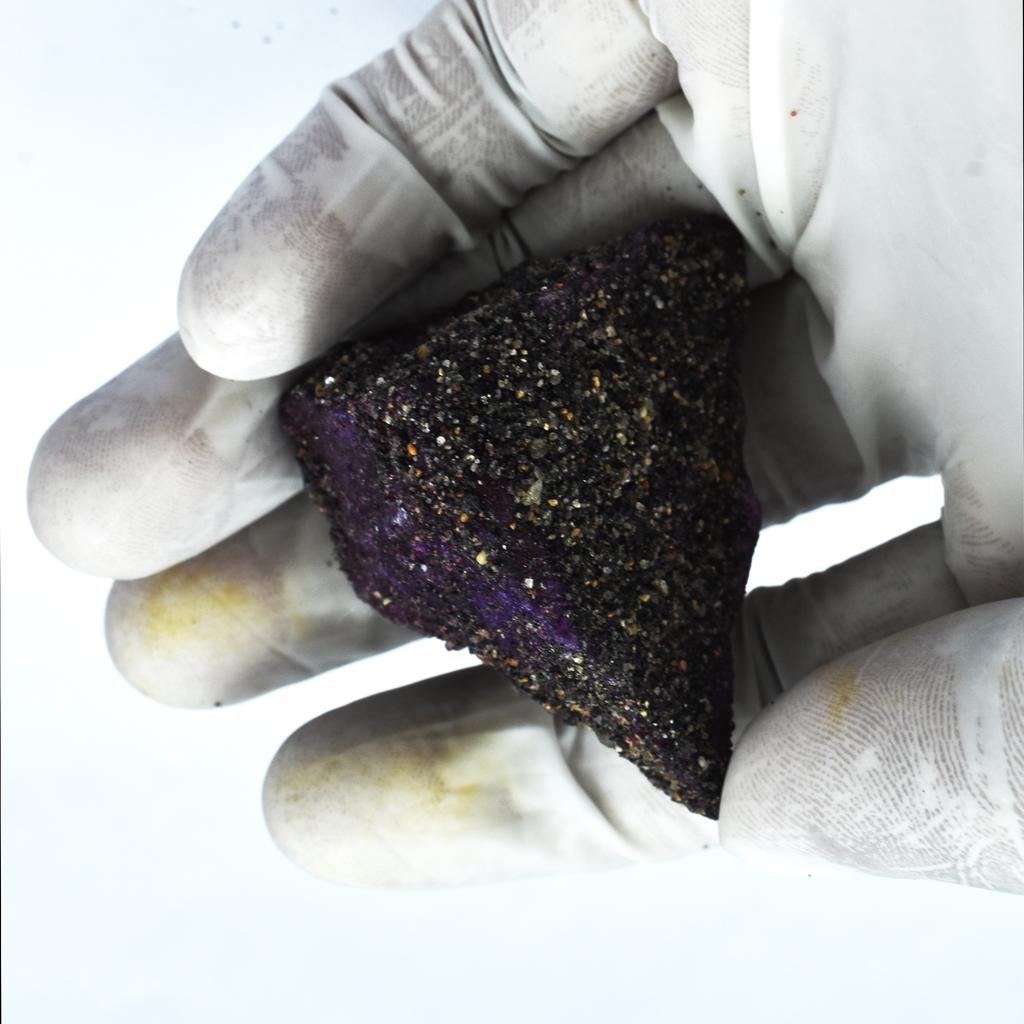 Natural Purple Sapphire Earth Mined 45 Ct Uncut Rough CERTIFIED Gemstone