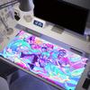 Virtual Kawaii Japanese M-Miku Cute Mouse Pad Desk Mat Large Non-slip Anti-fray Keyboard Ergonomic Office Rubber PC Home Custom