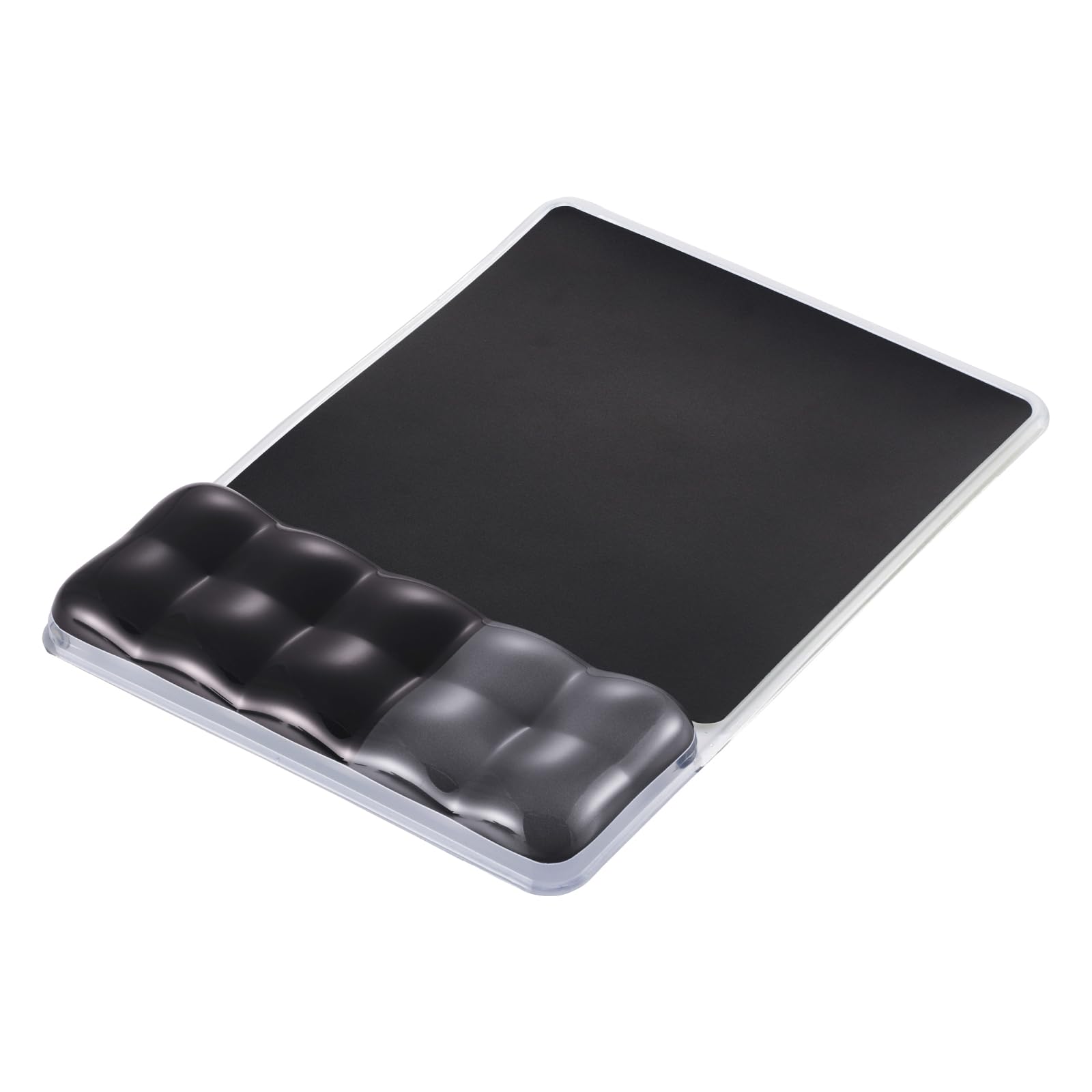 

ELECOM Mouse Pad with Integrated Wrist Rest, Fatigue-Reducing Gel, Black, Gray, MP-BPGLBK