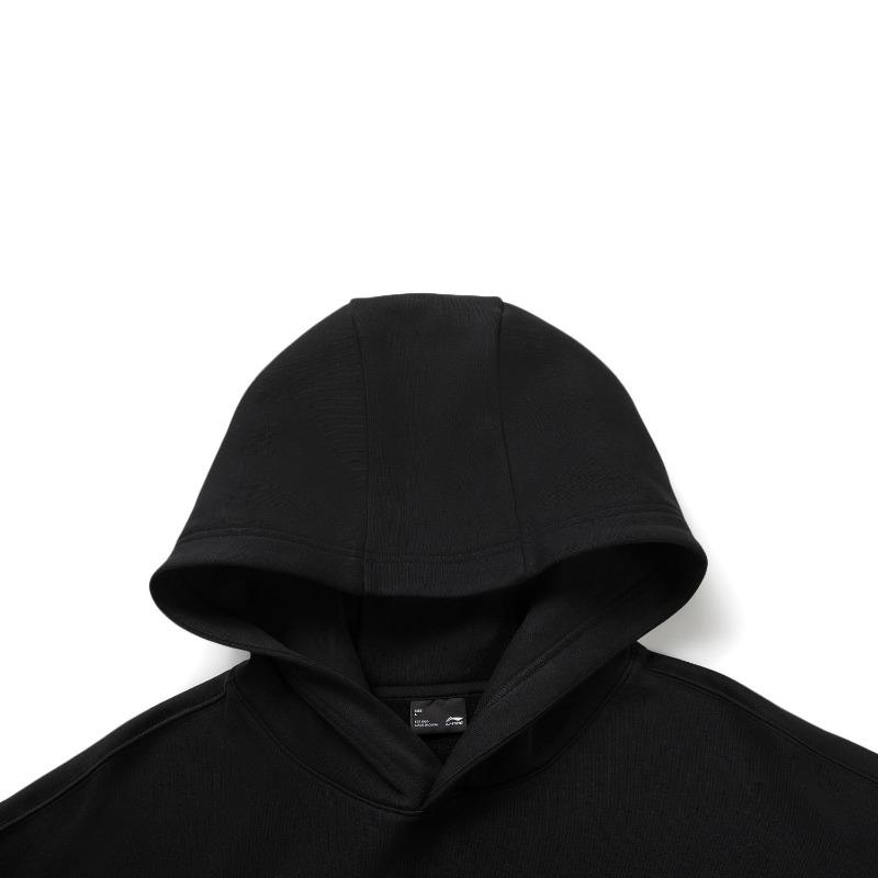 Li Ning Sports Lifestyle Series Antibacterial Anti-Static Hooded Couple Sweatshirt Unisex Sweatshirt AWDVJ15-2