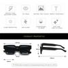 Men Square Frame Sunglasses  Luxury Brand Designer Sun Glasses Retro Trendy Shades UV400 Unisex Women Glasses