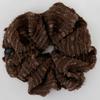Voor Lace Flower Stripe Scrunchie_Large_Brown