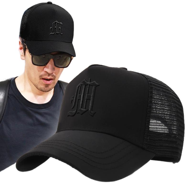 Summer Big Head Mesh Baseball Cap Man Outdoors Large Sun Caps Oversize Plus Size Trucker Hat 55-60cm 60-65cm