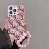 Cute Hello Kitty Lanyard Phone Case For Samsung Galaxy S26 Ultra S25 FE S24 S23 Ultra Plus A56 A55 A54 A17 A06 A07 A53 5G Casing