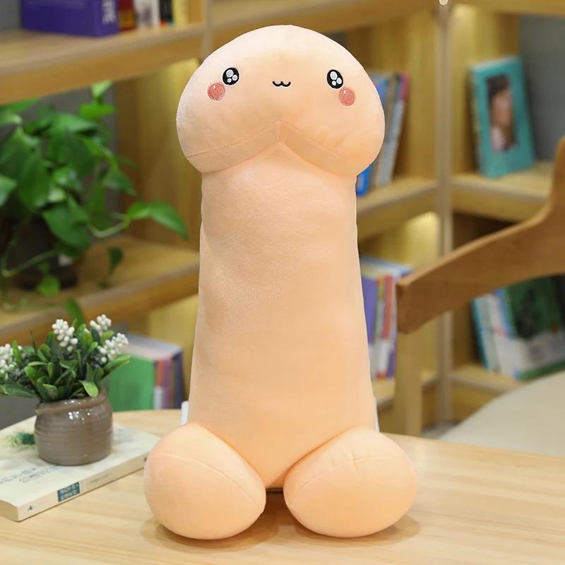 30-90CM Long Lifelike Penis Plush Toy Stuffed Dick Trick Doll Real-Life Penis Expressions Plush Pillow Sexy Toy Lovers Gift