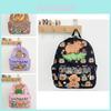 Adorable Capybara Print Children Backpack Spacious Lightweight For School Use