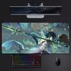 Genshin Impact Cool Xiao Mouse Pad Large Gaming Mousepad With Stitched Edges Thickened Desk Mat Pc
