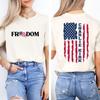 Charlie Kirk Freedom Shirt, Charlie Kirk USA Flag Shirt, Conservative Gift, Patriotic Justice For Charlie Kirk, Freedom Shirt