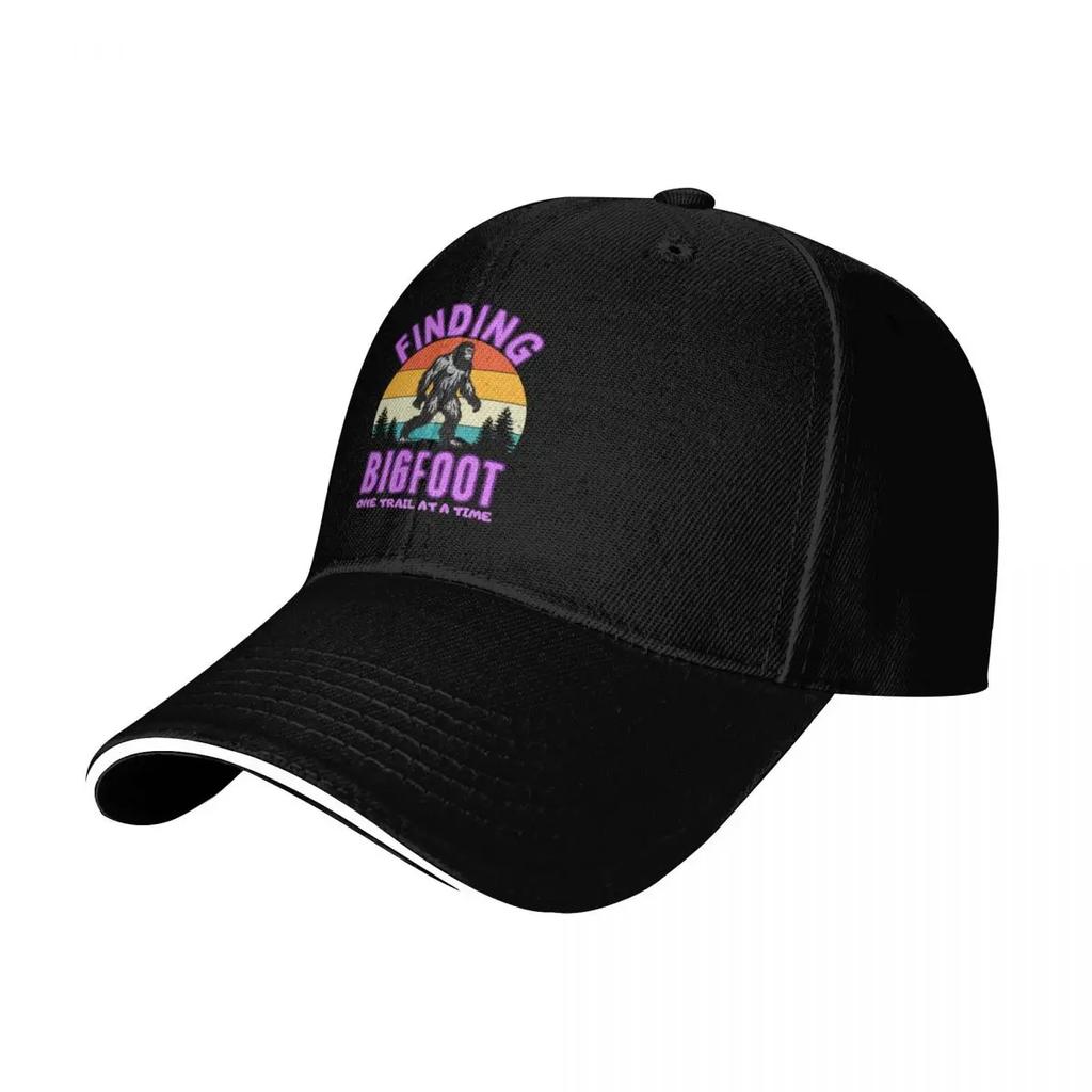 Finding Bigfoot One Trail At A Time Outdoor Walk Baseball Cap Beach Hood Golf For Girls Mens