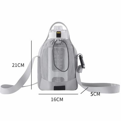 Tracolla Regolabile Borsa per Borraccia Portatile Multifunzionale Custodia per Tazza da Viaggio Borsa per Tazza da Acqua Attività all'Aperto